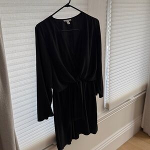 Topshop Black Textured Fabric